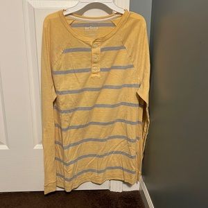 Urban Pipeline yellow/gray long sleeved shirt L Men’s